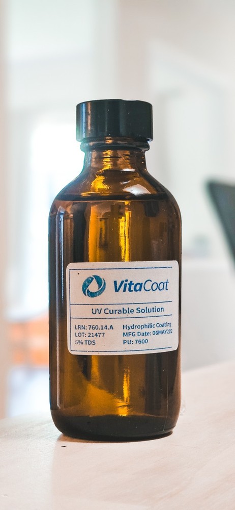 VitaCoat - UV Curable Solution Hydrofilic Solution. 50 ML