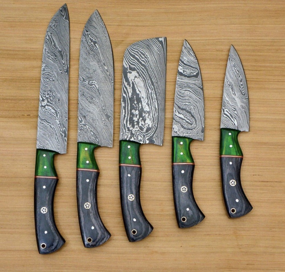 damascus chef knife set