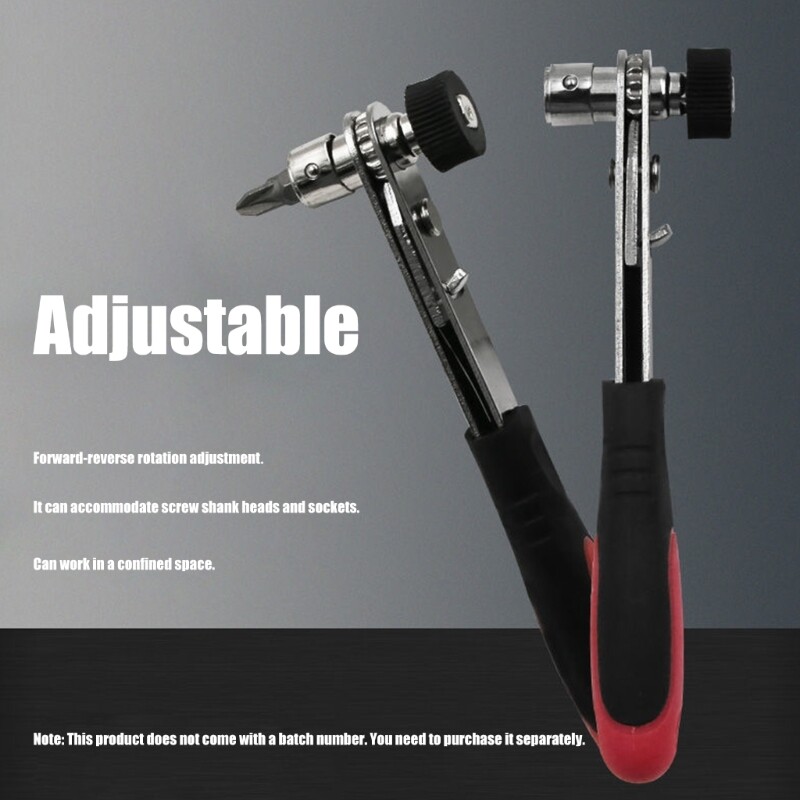Portable Double Sided Adjustable Ratchet Wrench for Efficient Tightening Tasks