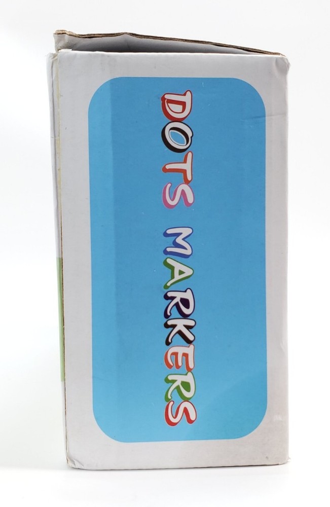 Ohuhu Washable Multicolored Dots Marker Kit, 12 Colors