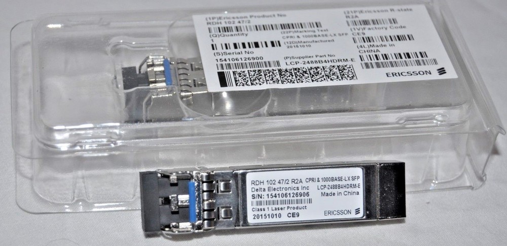 Optical Transceiver Module RDH 102 47/2 R2A Ericsson Delta Electronics SFP