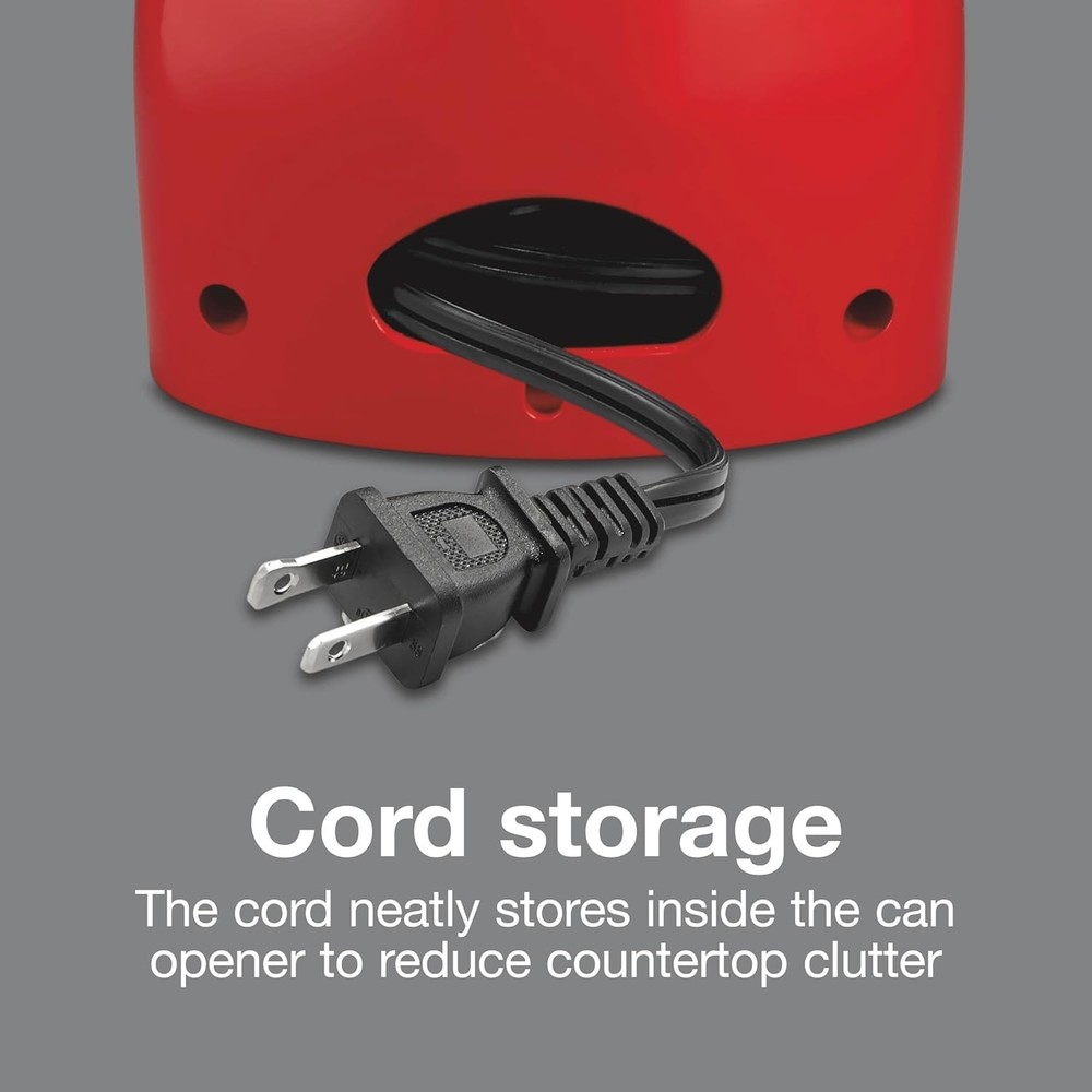 Stylish Automatic Can Opener with Easy-Clean Design & Integrated Knife Sharpener