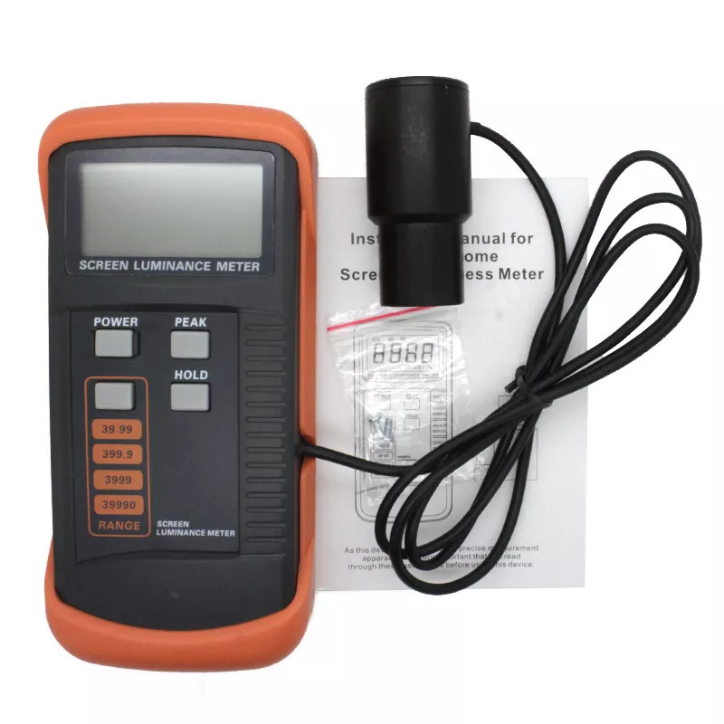 Digital Screen Brightness Meter with Range 0.01-39990cd/m2 Linearity Error ±0.2%