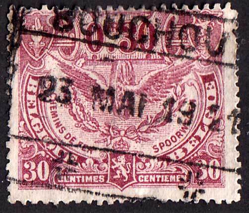 Belgium Scott Q86 Used.