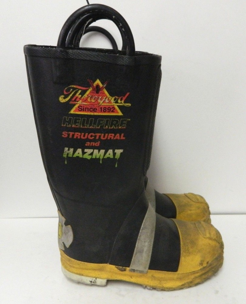 Thorogood Structural Hazmat Steel Toe Firefighter Fire Fighter Boots 7 Medium