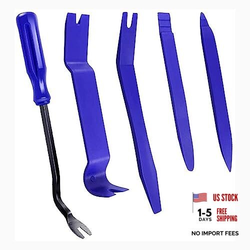 Auto Trim Removal Tool Set, 5 Pieces Plastic Panel Remover for Interior and