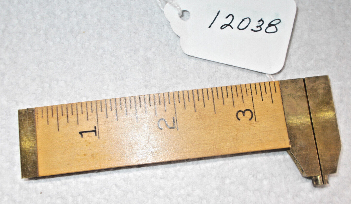 STANLEY No. 136, Nice Vintage 0 - 3" Inside and Outside Pocket Caliper, USA