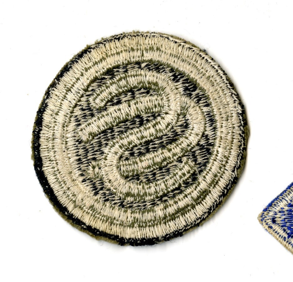 Officer Candidate School White Back Patch WWII Original