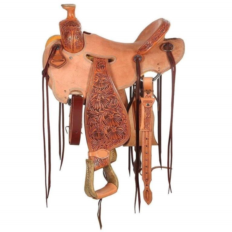 Ranch Roping Horse Saddle Leather Western Wade Tree A Fork Work Trail Tack