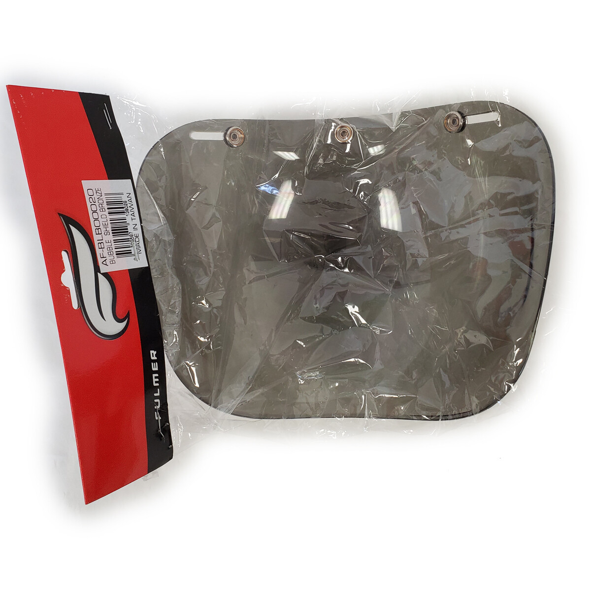 Fulmer Universal 3 Snap Bubble Face Shield for Open Face Helmets Bronze Mirror