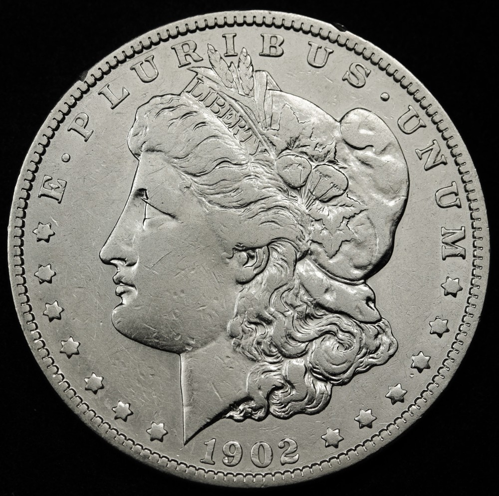 1902-p  Morgan Silver Dollar.  High Grade.  88208  (Inventory A)