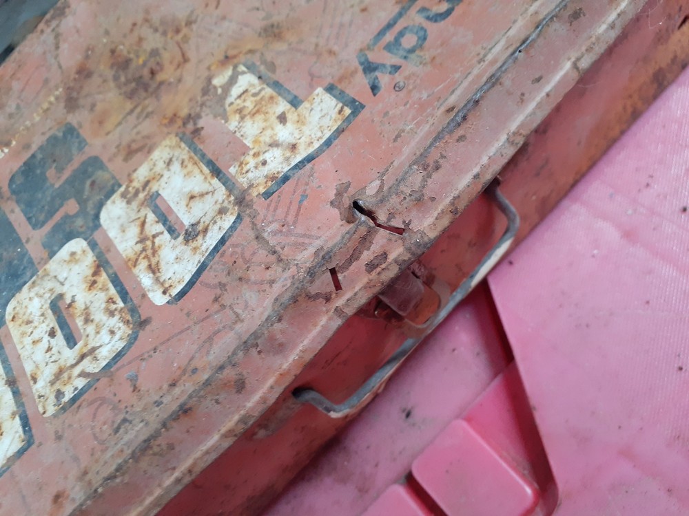 Handy Andy Tool box Tools vintage wrenches