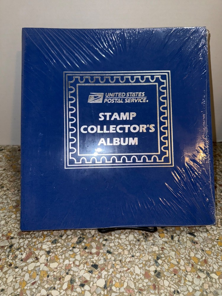 USPS Stamp Collector's Album 1998 Blue (Acid Free) Unlimited Expandability. NEW