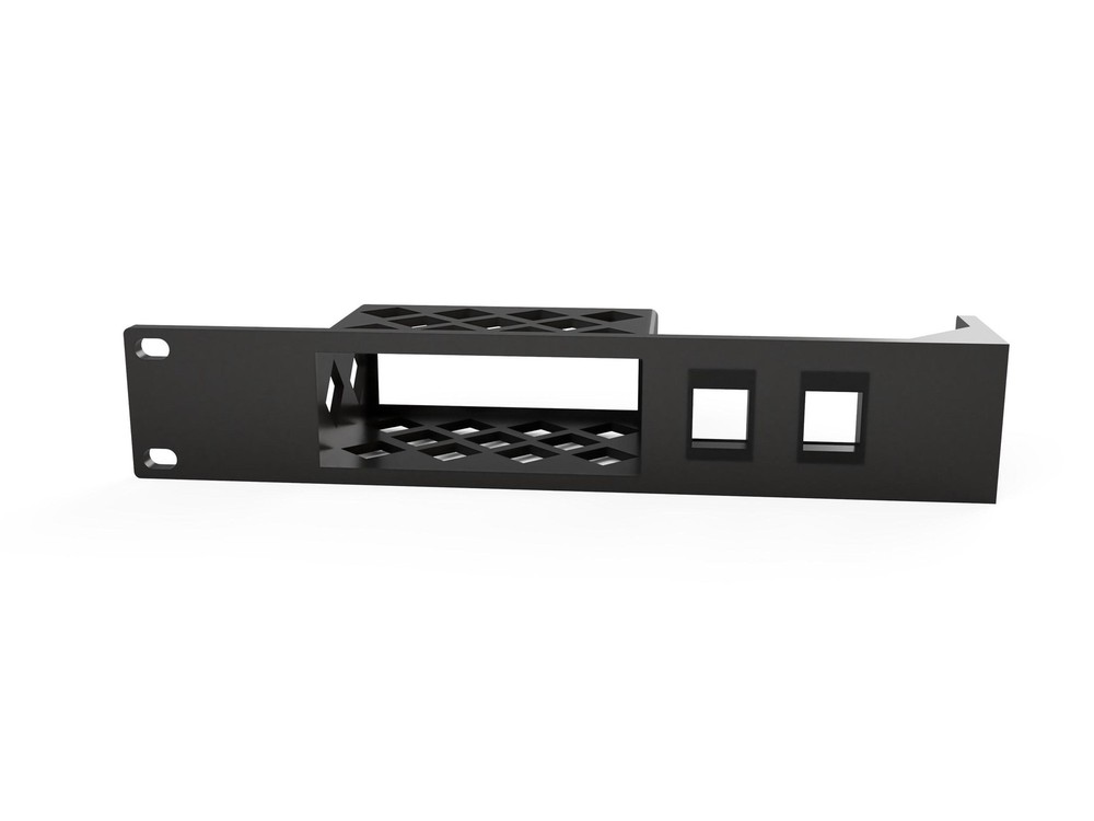 19" Firewalla Purple Rack Mount - 1U w/2 Keystones (Modular)