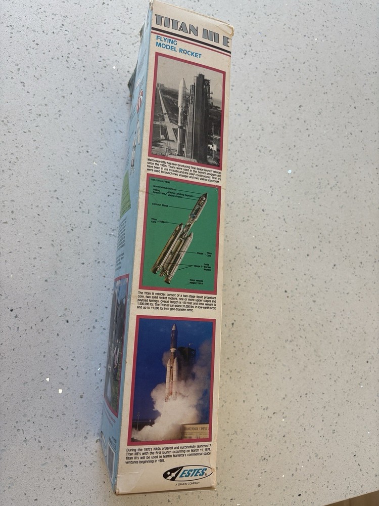 Estes Titan III #2019 Partially Built
