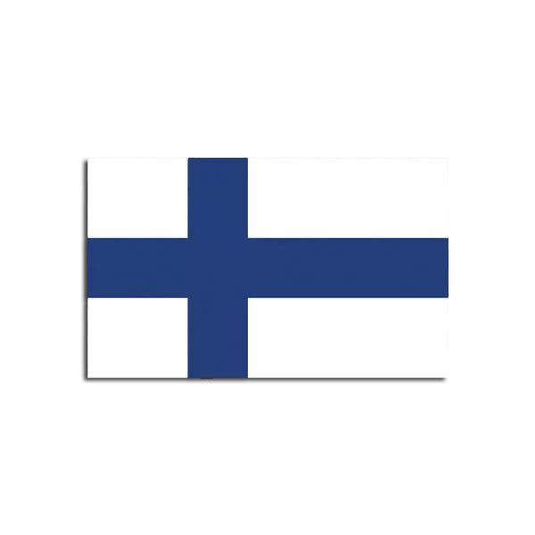 Finnish Flag Sticker Decal