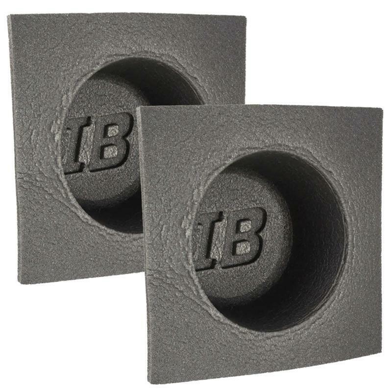 The Install Bay IBBAF60 6.5 inch Foam Car Audio Black Speaker Baffle (pair) 6.5"