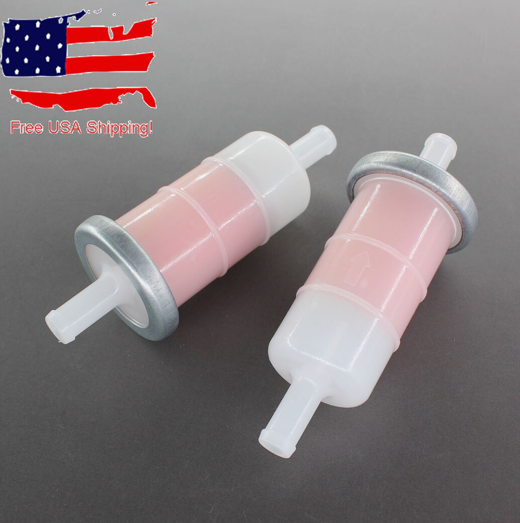 2x Fuel Filter For Yamaha XVS650 V STAR 650 XVS650AT Silverado 2003-2010