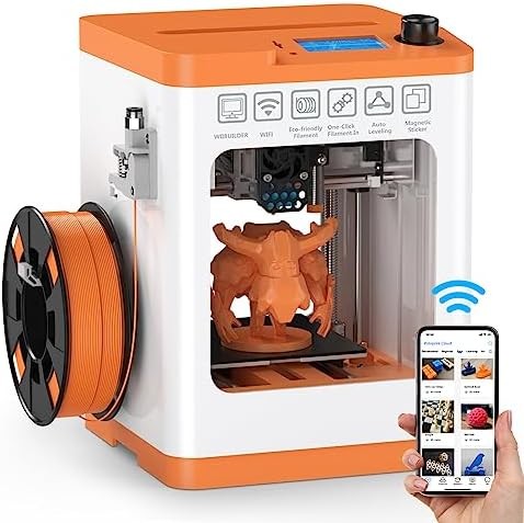 Upgraded Tina2S 3D Printer WiFi Cloud Printing, Auto Leveling, Fully Assembled