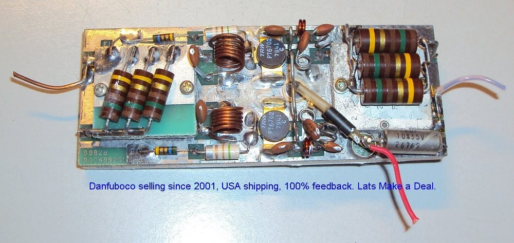 HAM RADIO RF PoWeR AMP VHF uses TRW PT6702 Transistors, Pulls, No data, NICE!!!