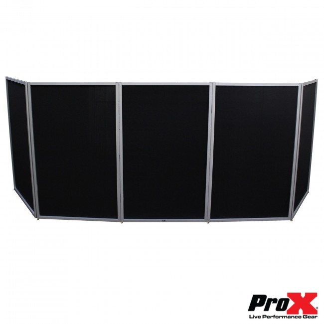 Pro X XF-5X3048S 5 Panel Silver Frame DJ Facade w/Stainless Quick Release