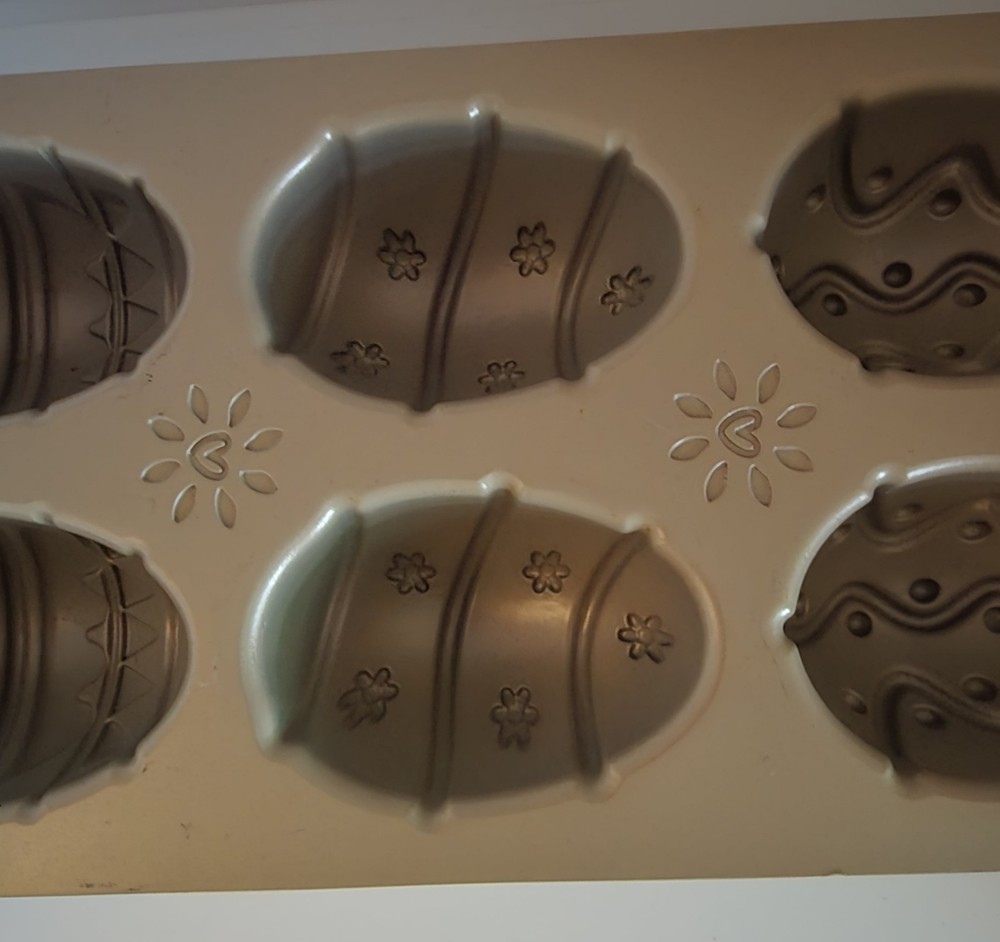 CIROA Easter Egg Cake Cakelet Pan Molds Aluminum