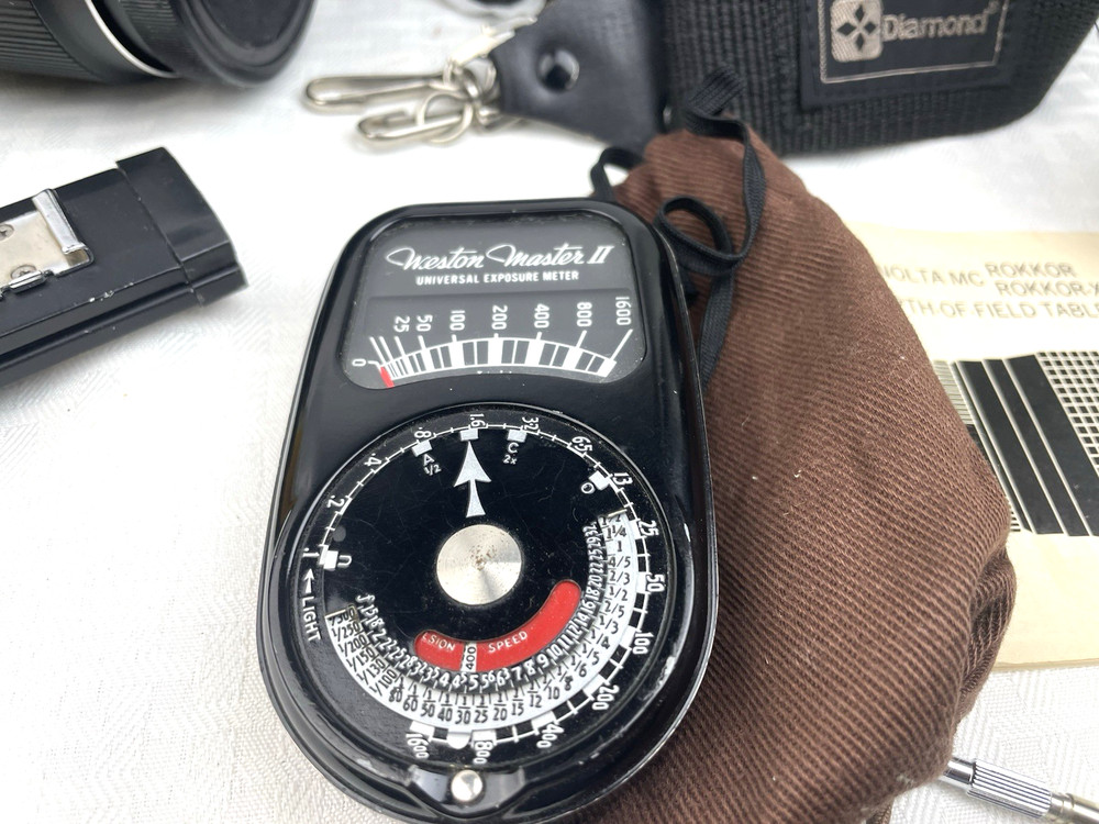 Camera Accs. Bundle 4 Lens, Exposure Meter , Strap, Flash, Bracket, LIST Below!!