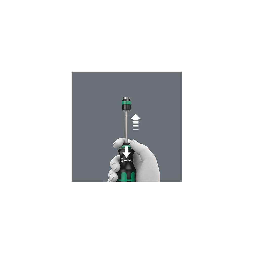 Wera 8 Piece Bit Screwdriver Phillips, Slotted, with Storage