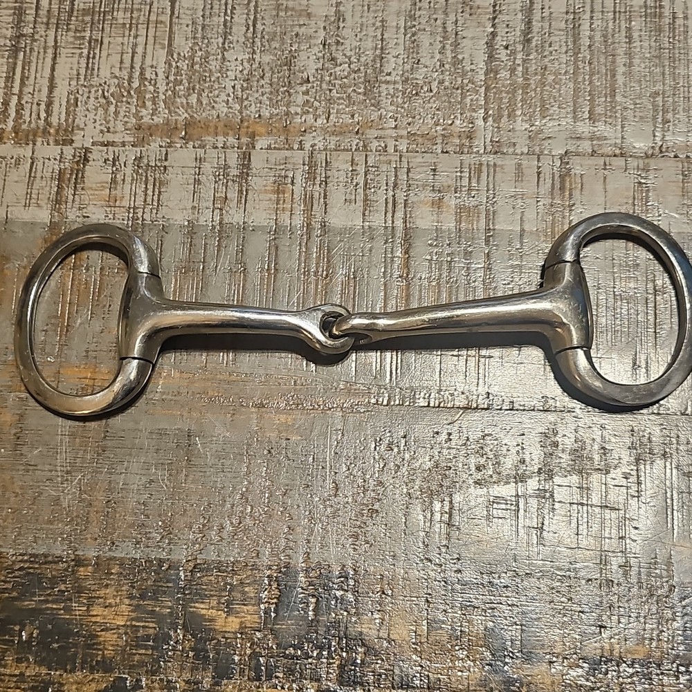 Eggbutt Snaffle Bit Metal English Pony Bit