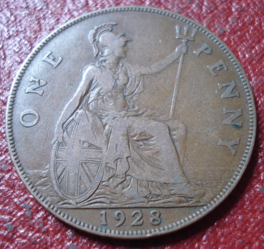 1928 BRITISH PENNY IN FINE CONDITION
