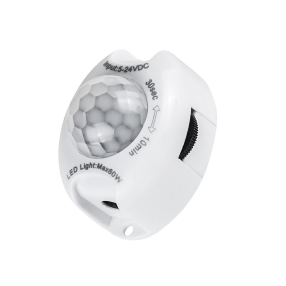 Motion Sensor DC 5V 24V Light Switch Movement Detector Automatic PIR Sen