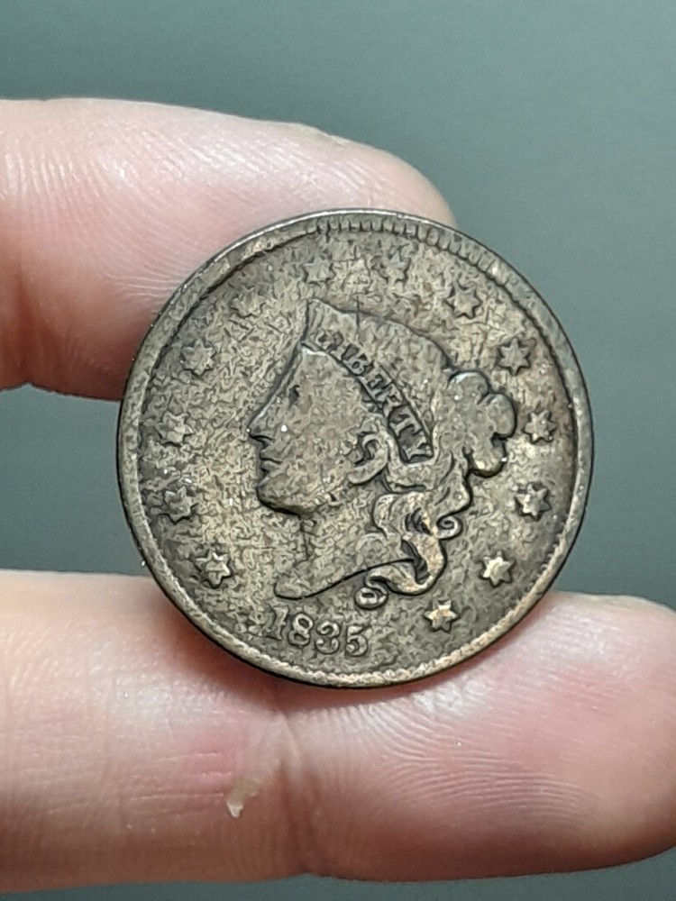 1835 Coronet Head Large Cent