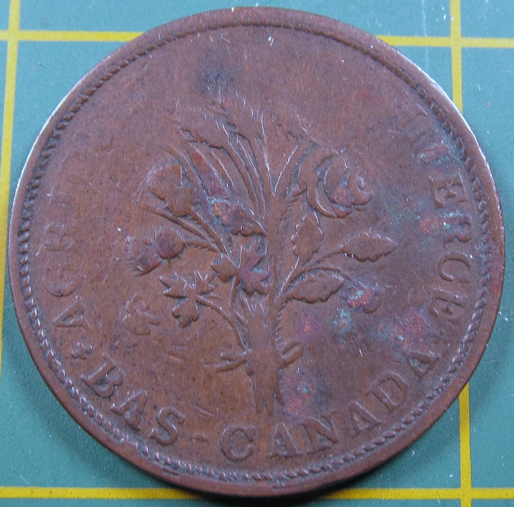 Lower Canada Un Sou Token LC-29C