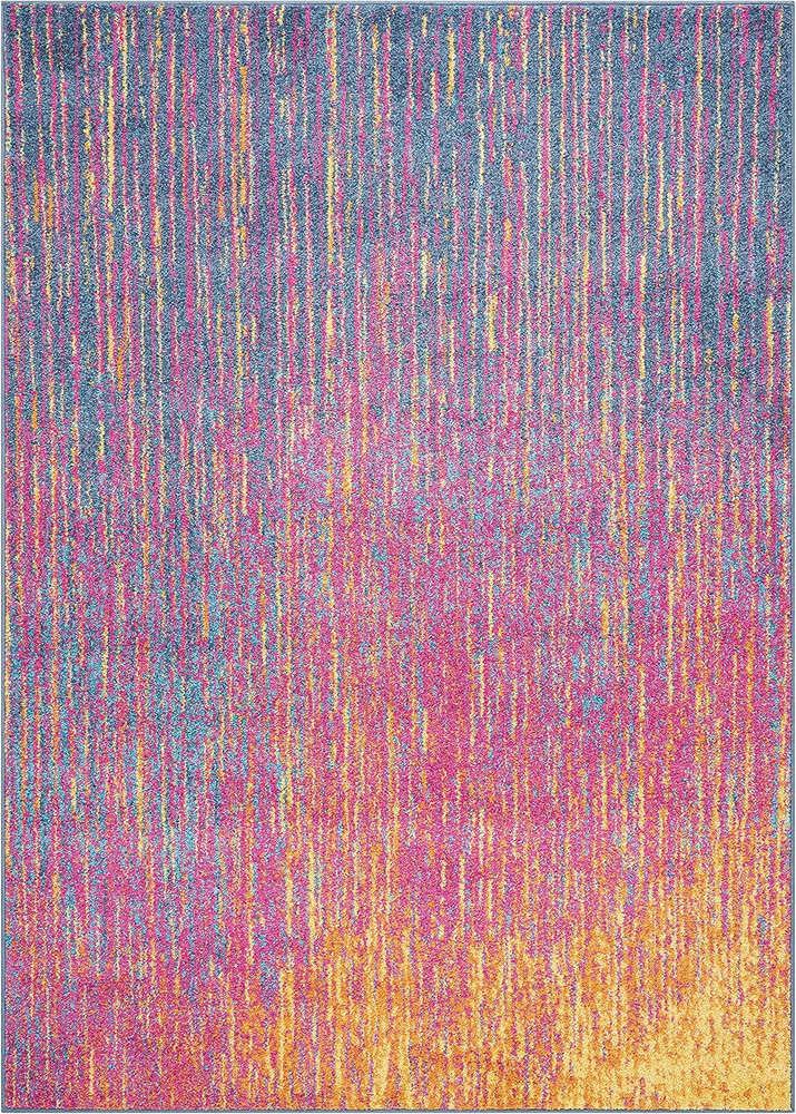 Passion 3'9" X 5'9" Multicolor Modern Indoor Rug