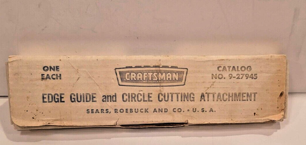 CRAFTSMAN Circle Cutting & Edge Guide Attachment with Instructions 9-27945