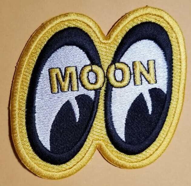 Mooneyes Embroidered Patch approx 3x3.5"