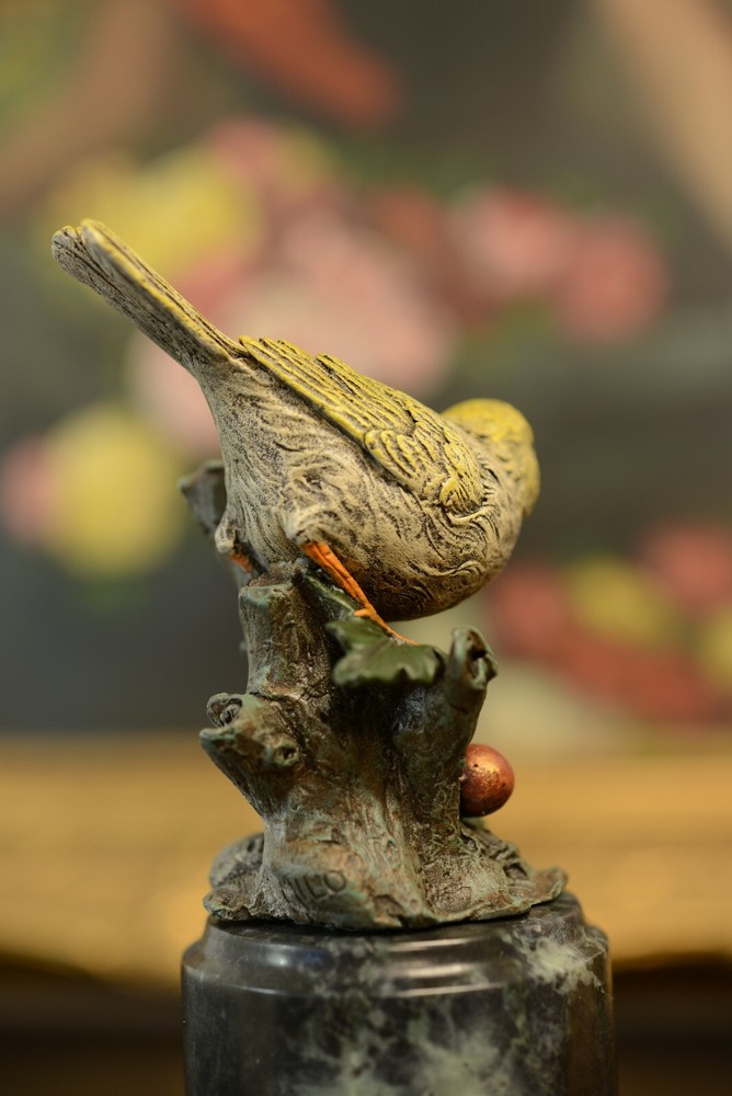 MILO BRONZE STATUE SCULPTURE BIRD STATUE