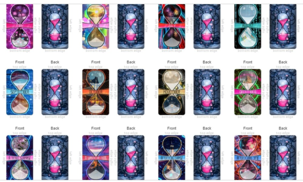 Time Will Tell Oracle Deck | Divine Timing | Perfect Timing | When? | 53 Cards