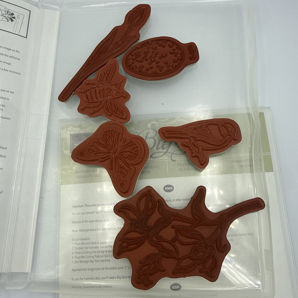 Stampin Up BACKYARD BASICS Stamp Set & BACKYARD BASICS Dies Bundle NEW