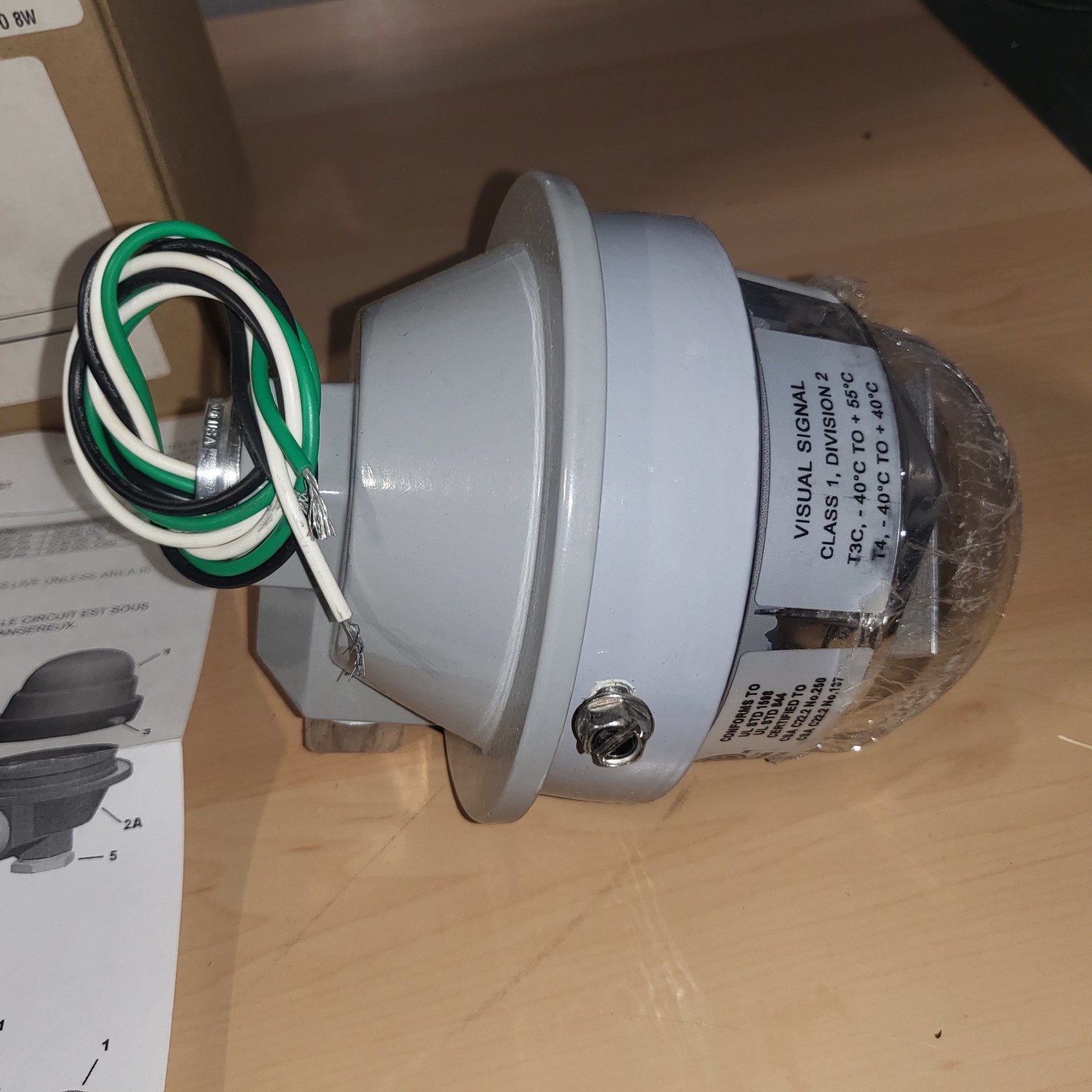 Dialight RTO‑2W17‑001 SafeSite LED Area Light – 800 Lumens, New