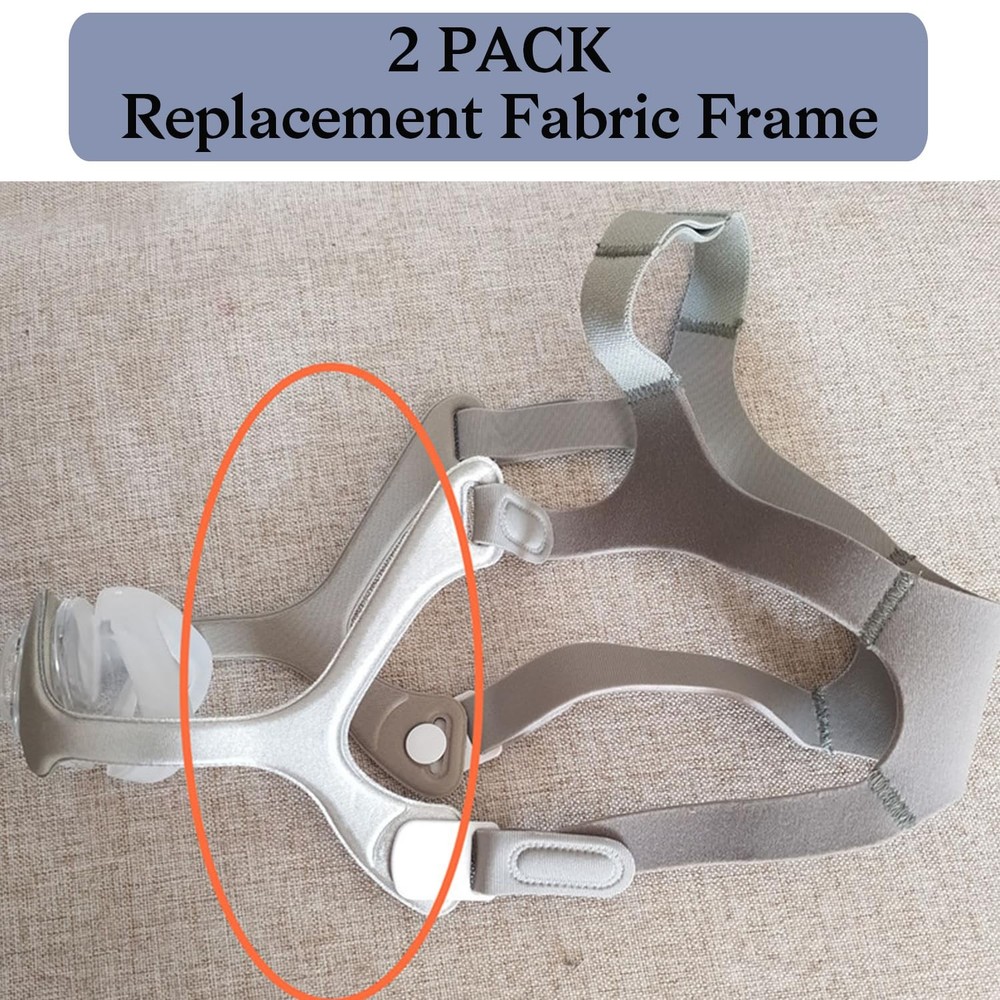 2-Pack Fabric Frame Compatible with Wisp Nasal Mask, Frame-2 Packs