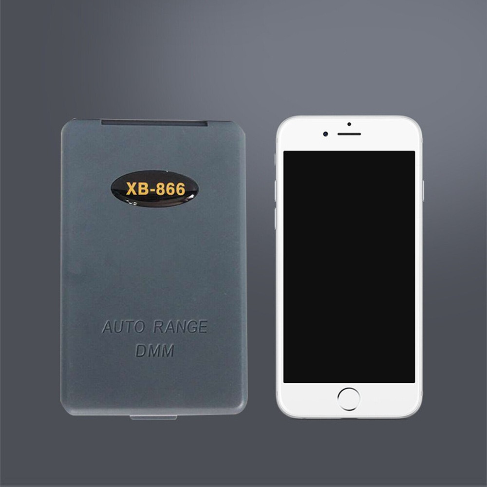 XB866 Mini Auto Range LCD Voltmeter Tester Tool AC/DC Pocket Digital MultimeteXE