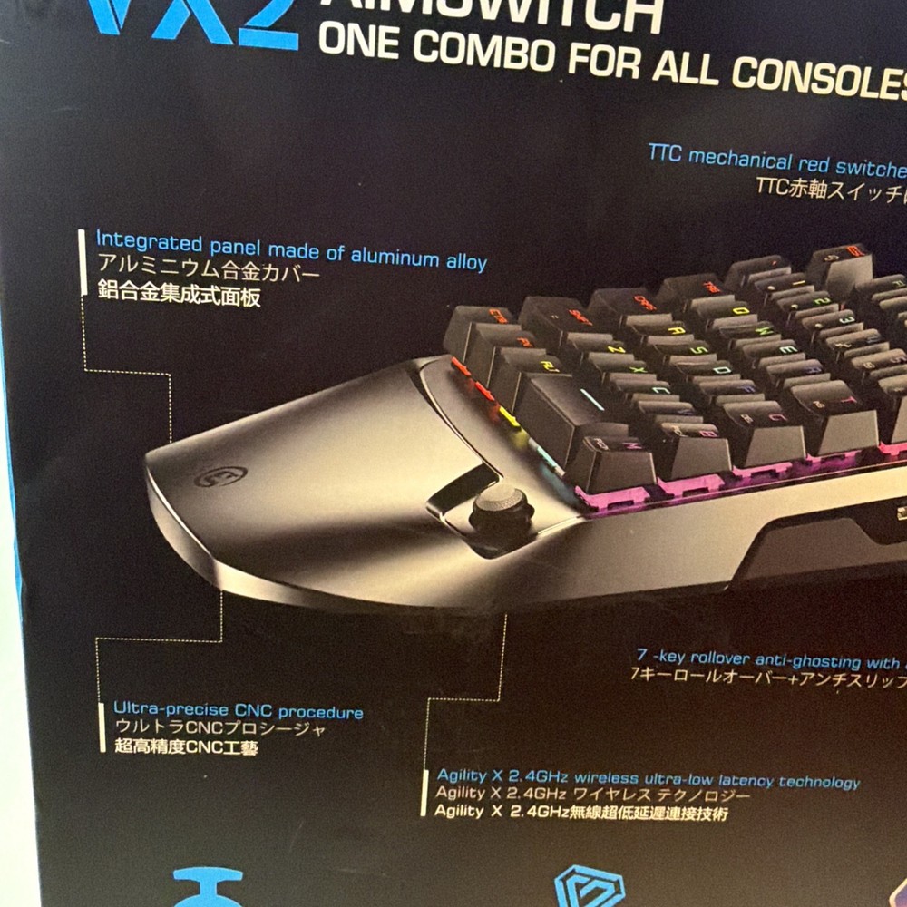 GameSir VX2 AimSwitch Gaming Keypad Combo for PS4 Xbox One Switch PC + Mousepad