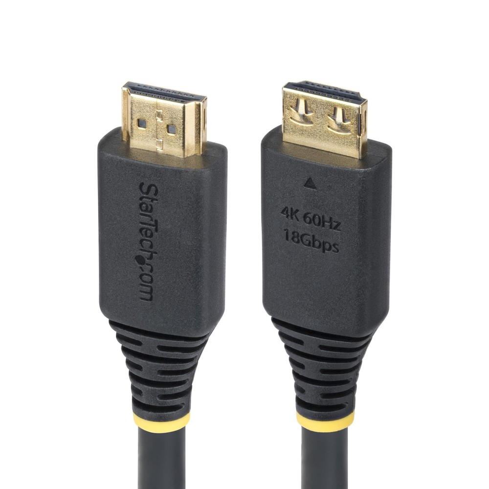 StarTech HDMI2CABLEGRIP15F 15ft High Speed HDMI Cable 4K 60Hz