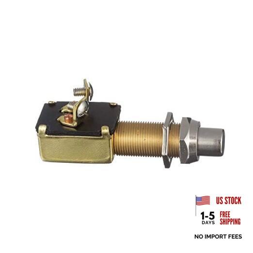 2-Position Push Button Starter/Horn Switch,Silver