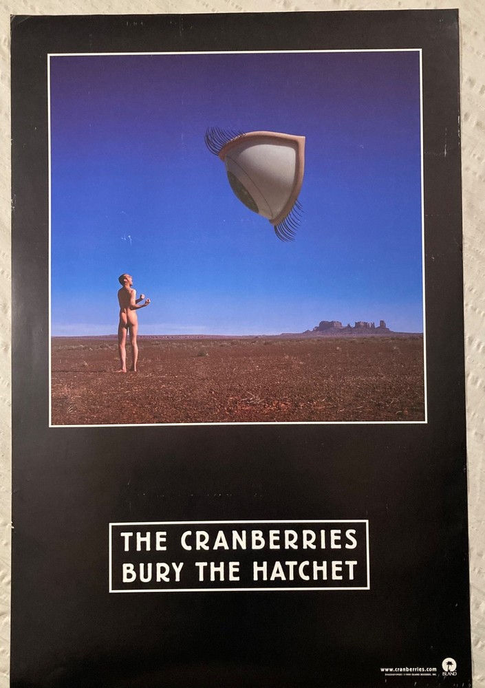 The Cranberries 1999 2-Sided Promo Poster Bury The Hatchett Delores O’Riordan H