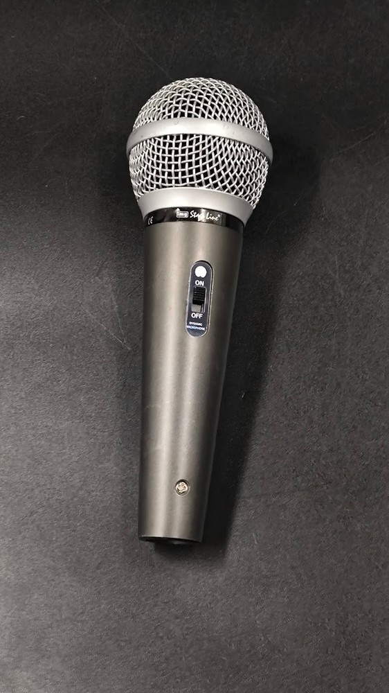 Stage Line DM-2500 Dynamic Microphone Used Working Grey