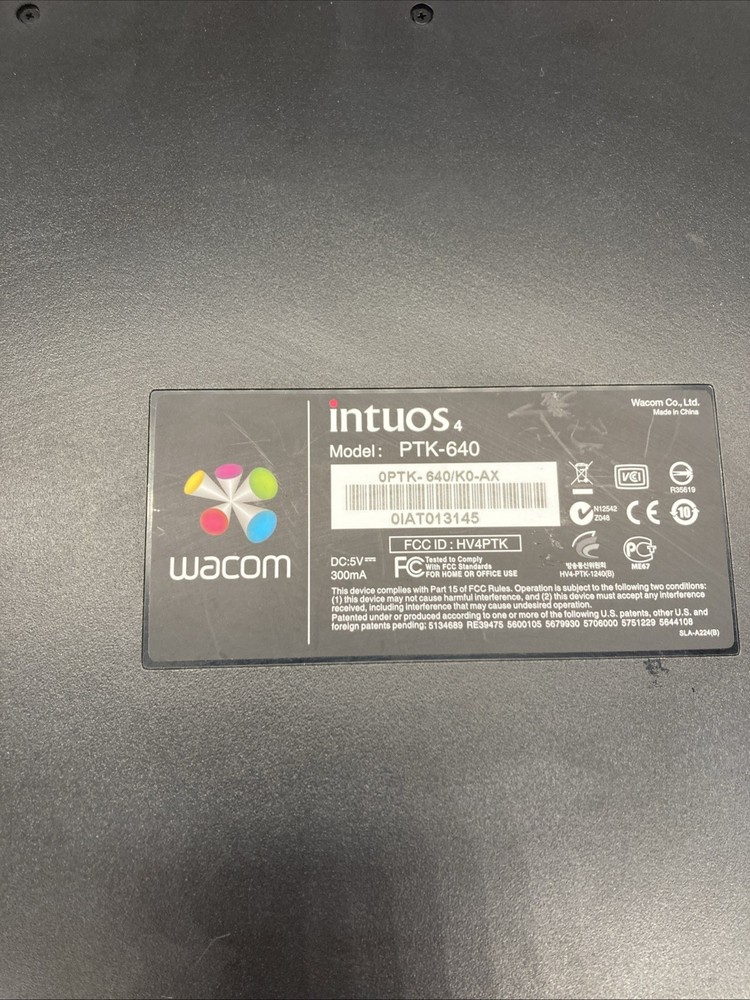 Wacom Intuos 4 PTK-640 Medium Tablet only