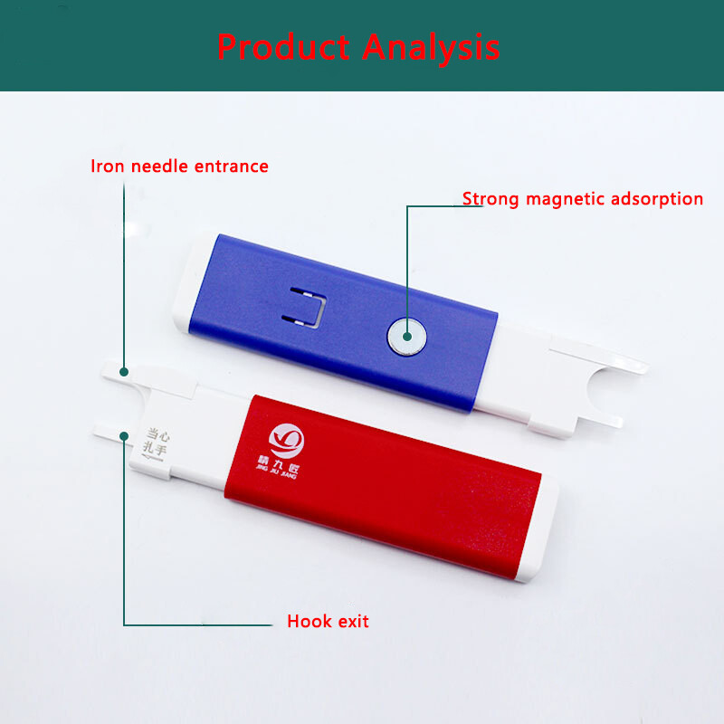 Closed eye needle threading device suitable for Flat car machines(Color random)