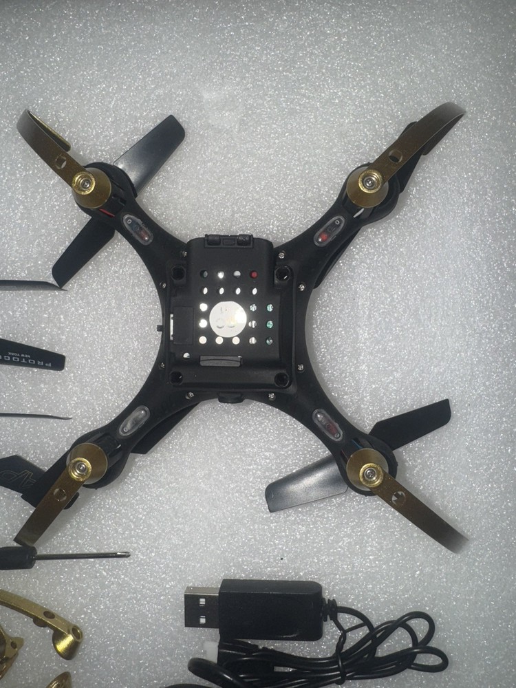 Protocol VideoDrone AP Drone with Remote Controller - Black/Gold tested